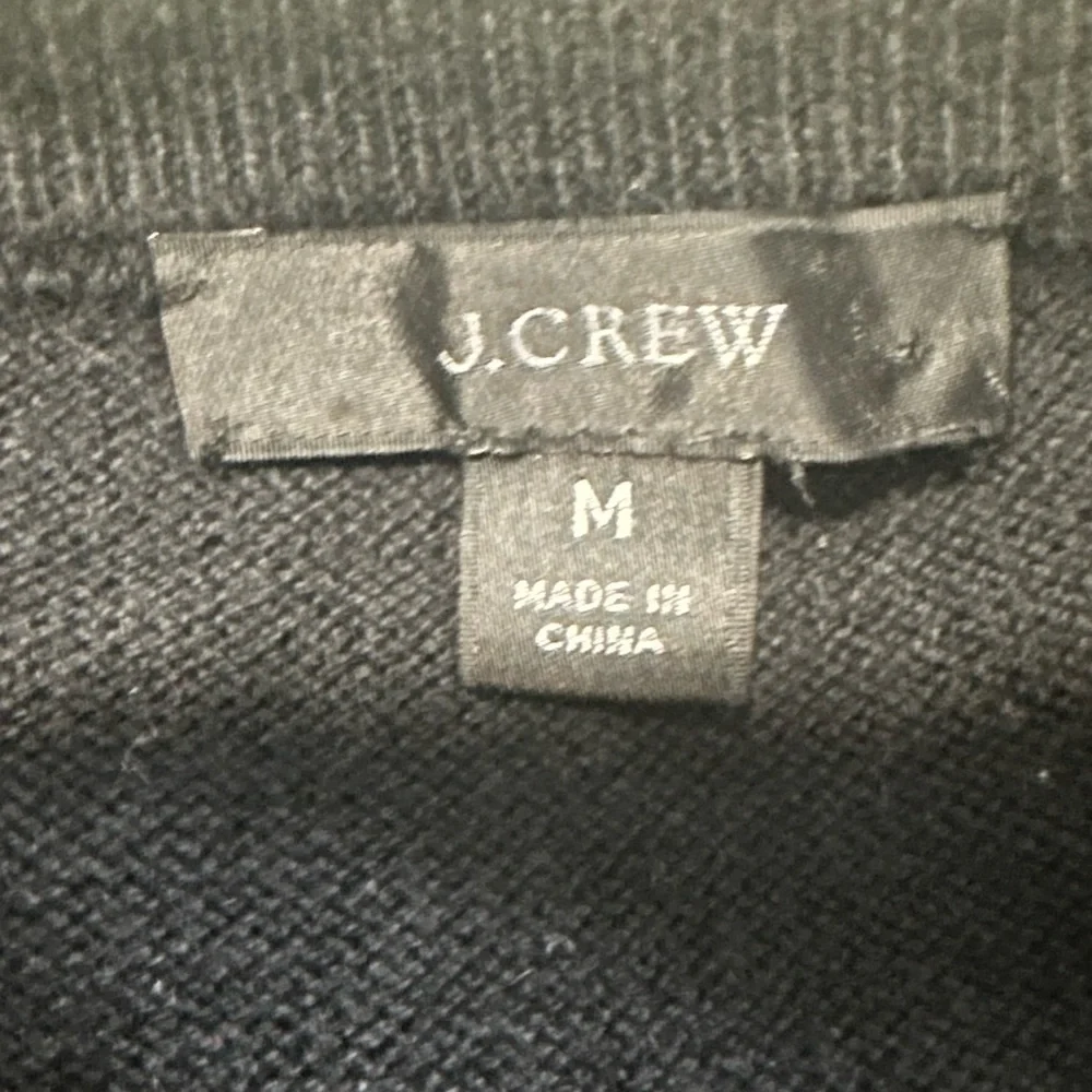 J. Crew cotton cashmere sweater Women’s size medium black - Picture 7 of 8